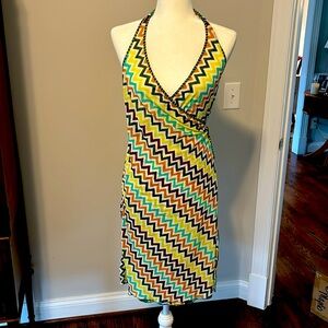 Missoni Mare Printed Knee-Length Dress, Size 6/ IT42